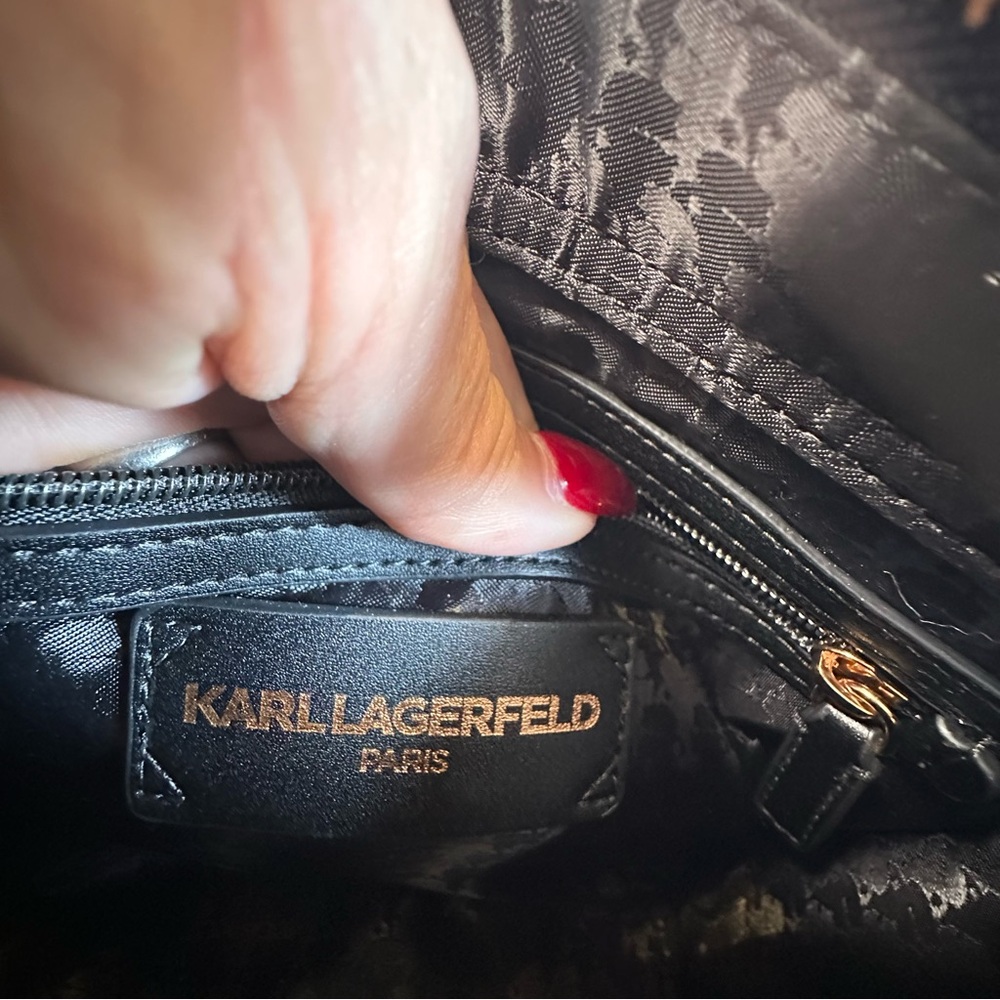 Karl Lagerfeld Maybelle Satchel NWT - Picture 13 of 17